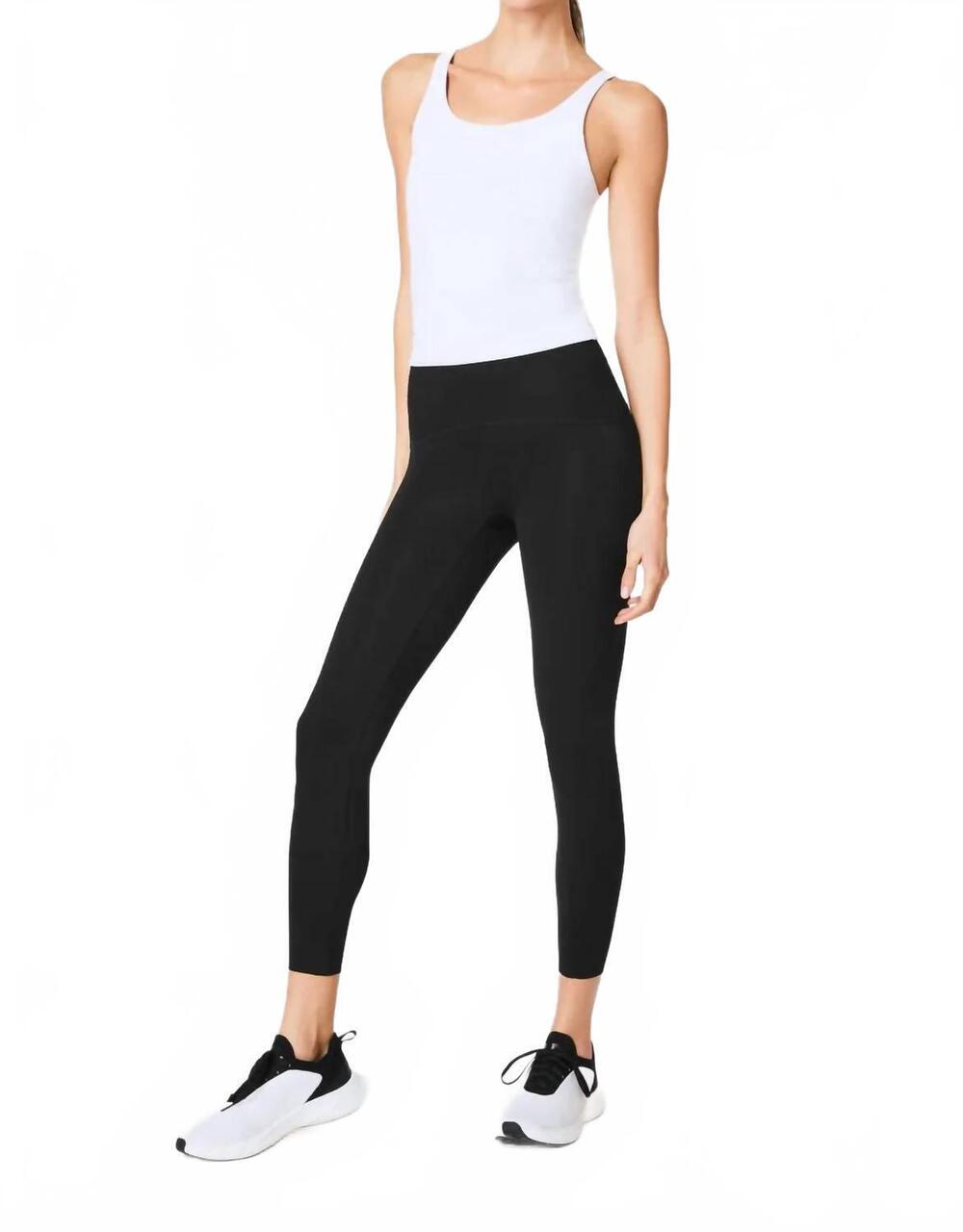 NEW SPANX booty boost 7/8 leggings in very black